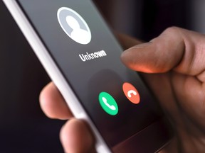 Forty-three per cent of Canadians say they've been targeted by a scam phone call recently.
