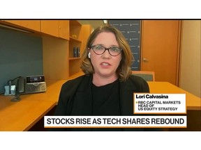 Lori Calvasina, RBC Capital Markets head of US equity strategy, says she's still bullish on energy stocks. She says valuations are very compelling and earnings revisions are starting to improve.