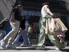 Canadians bought less in August, Statistics Canada's early estimate of retail sales indicates.