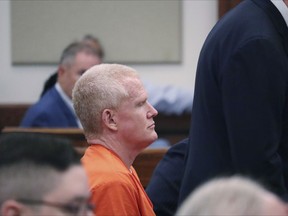 Disbarred attorney Alex Murdaugh arrives in court in Beaufort, S.C. Thursday, Sept. 14, 2023. Murdaugh appeared publicly as a convicted murderer for the first time at the state court hearing regarding the slew of financial crimes allegedly committed by the disbarred South Carolina attorney.