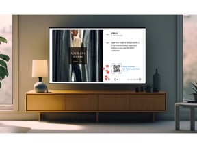 In this visual, you can see a CB2 Social CTV creative the retailer ran with Spaceback's creative automation technology.