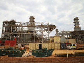 A Chevron LNG processing plant is under construction on Barrow Island, Western Australia, April 11, 2016. A Chevron Corp. liquefied natural gas plant in Australia had resumed full production after a fault cut output by one-fifth for three days amid strike action, the U.S. energy giant said on Monday, Sept. 18, 2023.
