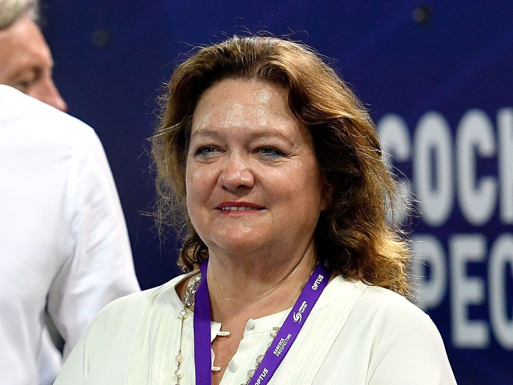 Gina Rinehart Photographer: Bradley Kanaris/Getty Images