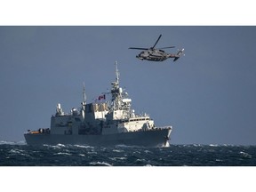 The HMCS Calgary.