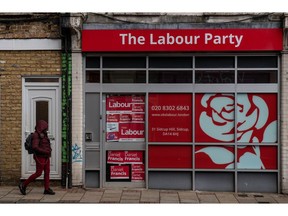The office of the Labour Party in Sidcup, UK.