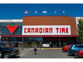 A Canadian Tire store in Victoria, British Columbia.