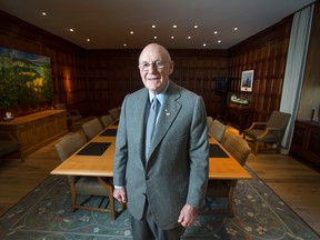 Arthur Irving at Irving Oil's head offices in 2016. Irving has stepped down as chairman of the company's board.