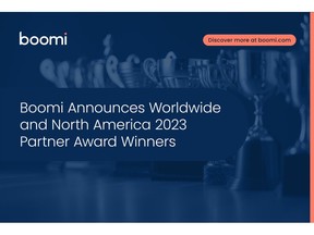 Boomi Announces Worldwide and North America 2023 Partner Award Winners