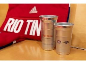 Rio Tinto is partnering with the Montreal Canadiens to introduce infinitely recyclable cups made from aluminium produced in Québec at the Bell Centre.