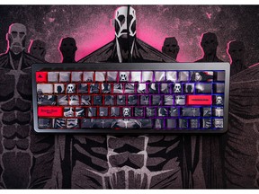 Titan Meetup Summit 65 Keyboard. 1 of 4 keyboards in the Attack on Titan x Higround collection