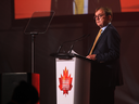 Minister of Energy and Natural Resources Jonathan Wilkinson speaks at the opening ceremony of the 24th World Petroleum Congress in Calgary. Some amendments to Bill C-69 might be needed, Wilkinson said recently, indicating that the federal government appears to believe it alone can remedy the struck-down bill's deficiencies. 