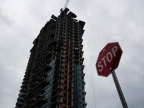 In Toronto, Canada's condo hub, sales are down almost 13 per cent from last year and the average price has slipped 6 per cent to just under $750,000.
