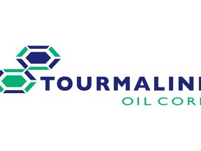Tourmaline Oil Corp. has signed an agreement to buy Bonavista Energy Corp. in a deal worth $1.45 billion. The Tourmaline Oil Corp. logo is shown in this undated handout photo.