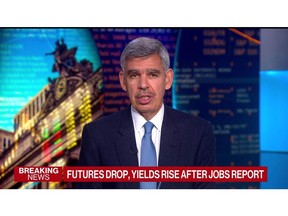 Mohamed El-Erian, chief economic adviser at Allianz and Bloomberg Opinion columnist, says the unexpected surge in payrolls seen in the September US jobs report is "good news for the economy," but "bad news for markets and for the Fed" on "Bloomberg Surveillance."