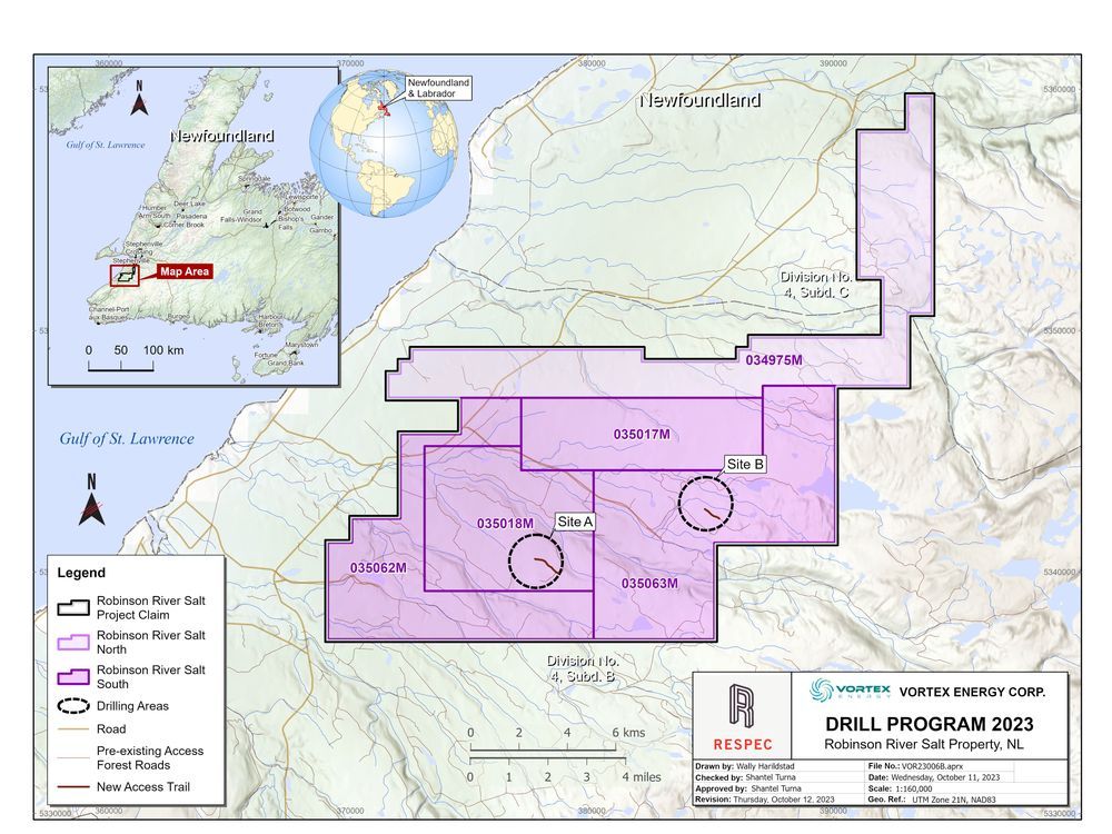 Vortex Energy Diamond Core Drilling Application Approved For ...