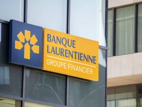 A Laurentian Bank branch in Montreal.
