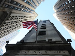The New York Stock Exchange in New York City.