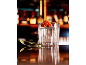 Mother's Sage + Tonic - a riff on the classic G&T using Valley of Mother of God Gin, created by Nick Meyer, Regional Beverage Director, Aburi Restaurants Canada