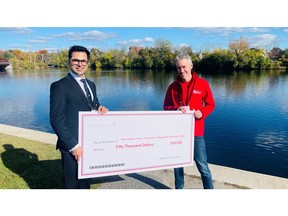Primacorp donates $50,000 to New Canadians Centre Peterborough, Ontario