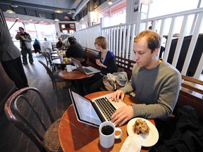 Cafés are now a proxy for the social environment that offices once provided.