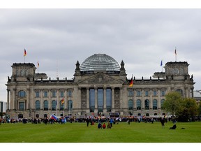 The Reichstag in Berlin, Germany.