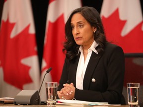 President of the Treasury Board Anita Anand has outlined $500 million in government spending cuts.