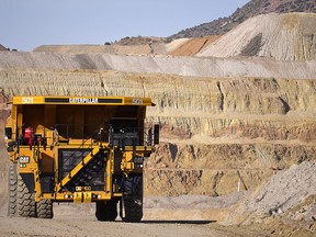 BHP's mining operation in Arizona. The Australian miner cut its payouts by US$6.9 billion, due to sharply falling profits as a result of lower commodity prices.