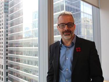 Bob Berube, vice-president of operations at the Bank of Nova Scotia, fully retired from army life about a decade ago after 25 years of service.