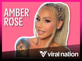 Amber Rose signs with Viral Nation for 360 representation and announces the launch of her new podcast and YouTube channel.