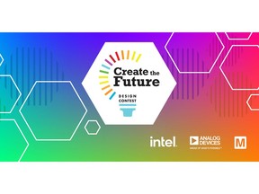 Mouser Congratulates the Winners of the 2023 Create the Future Design Contest, co-sponsored by Intel® and Analog Devices, Inc. (ADI).