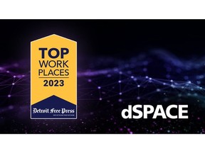 dSPACE Awarded Top Workplace in the State of Michigan