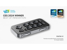 FINTIN V1, developed by ONECOM, received the "Best of Innovation" award at CES 2024