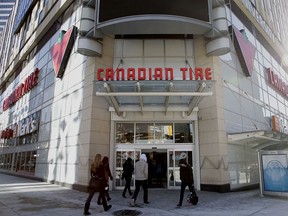 A Canadian Tire store in Toronto.