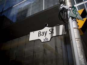 Sign for Bay Street
