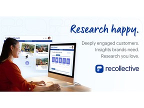 Recollective Inc, the ultimate qualitative research platform, is thrilled to announce the launch of their brand refresh, centred around the uplifting call-to-action, "Research happy."
