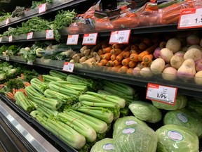 Inflation slowed in October amid lower food prices.