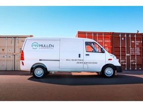 Mullen ONE, Class 1 EV cargo van with starting price of $34,500, before available EV tax credit.