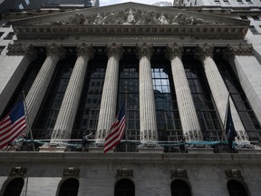 The New York Stock Exchange in New York, U.S.