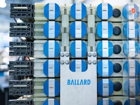 B.C.-based Ballard Power Systems Inc. supplies hydrogen fuel cell technology and batteries used for back up power, material handling and for major transportation companies around the globe.