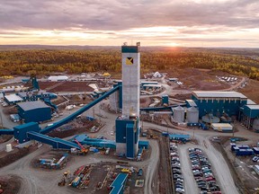 The Alamos Gold Inc.-owned Young-Davidson Mine in Matachewan, Ont.