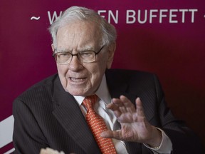 Berkshire Hathaway Inc. chief executive Warren Buffett.