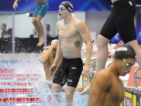 FILE - Ryan Murphy of the U.S. prepares to compete during the men's 200m backstroke final at the World Swimming Championships in Fukuoka, Japan, Friday, July 28, 2023. Fifteen years ago, Michael Phelps won eight gold medals at the Beijing Olympics wearing a revolutionary swimsuit known as the Speedo LZR Racer. The super suit era lasted only one more year, wiped out by a ludicrous assault on the record book, but it still matters what the swimmers are wearing.