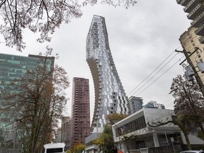 The Kengo Kuma Tower at 1568 Alberni St. in Vancouver.