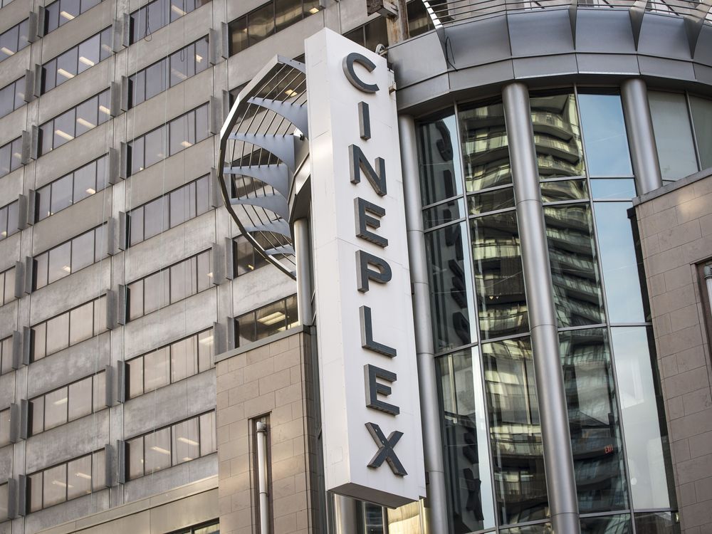 Cineplex Inc. has signed a deal to sell its Player One Amusement Group business to OpenGate Capital for $155 million in cash. A Cineplex Odeon theatre in Toronto is shown on Monday, Dec. 16, 2019.