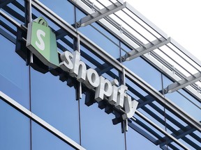 Shopify Inc rose as much as 18 per cent in U.S. premarket trading.