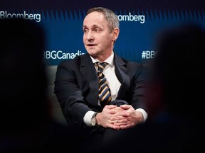 Stefane Marion, chief economist and strategist for the National Bank of Canada, during the Bloomberg Canadian Finance Conference in New York, on Nov. 29.