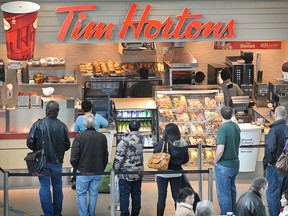 Tim Hortons' parent Restaurant Brands International Inc. says Canadian restaurants have seen significant traffic growth.