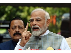 Narendra Modi Photographer: Prakash Singh/Bloomberg