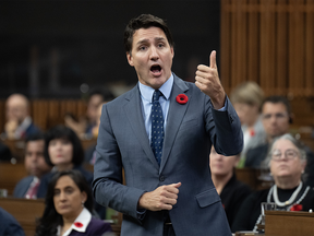 Justin Trudeau in the House of Commons