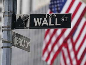 Wall Street and Broad Street in New York